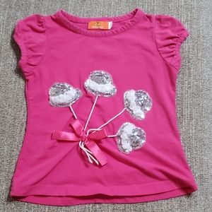 Super Cute Pink Girls Top